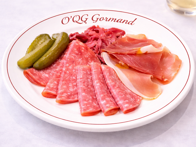 O'QG GOURMAND Assiette de cochonnailles
